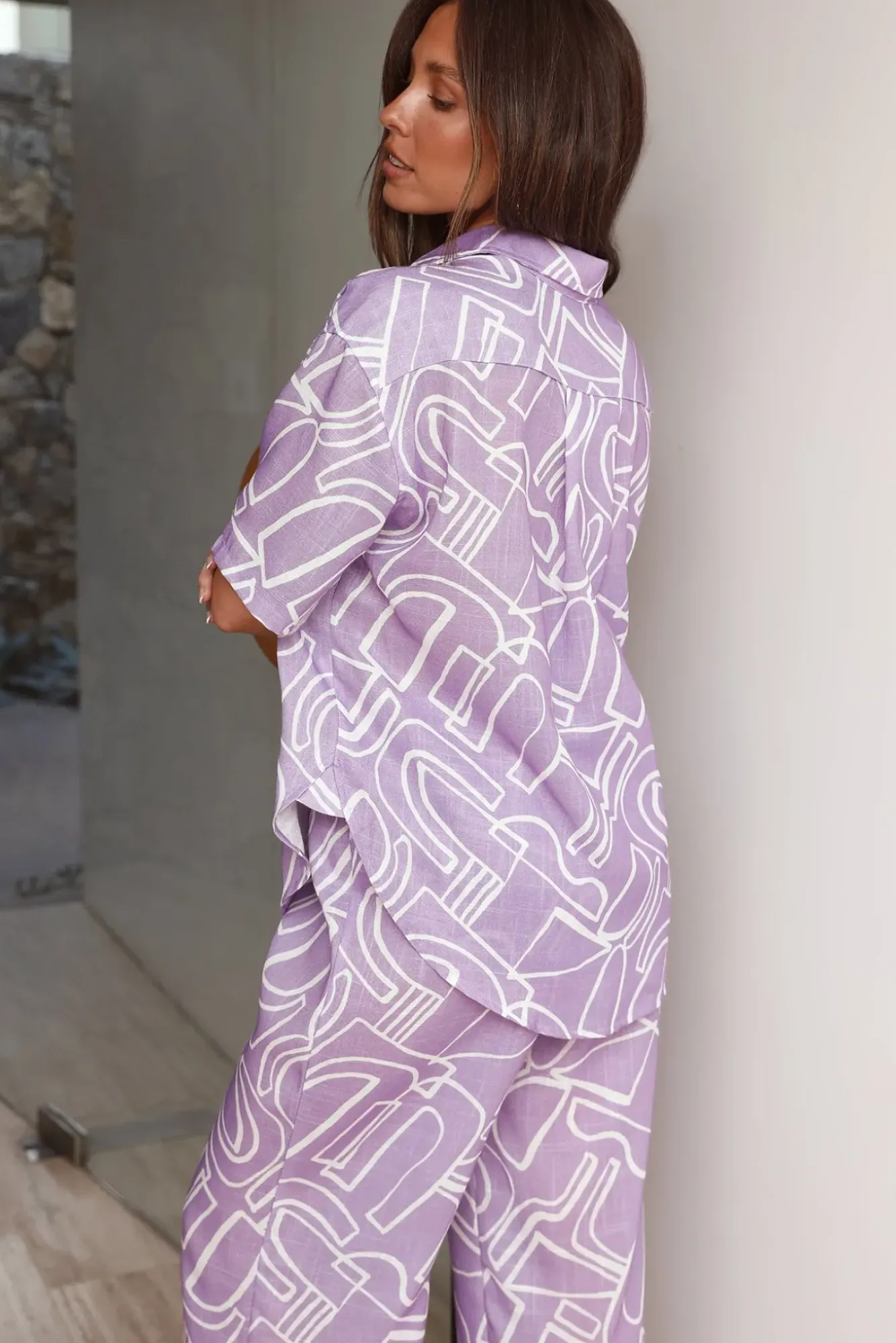 Shirts|Cropped>Hello Molly Table For One Shirt Purple