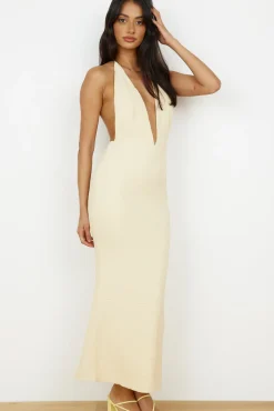 Wedding Guest Dresses|Vacation Dresses>Hello Molly Tainted Love Maxi Dress Yellow