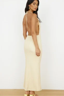 Wedding Guest Dresses|Vacation Dresses>Hello Molly Tainted Love Maxi Dress Yellow
