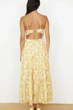 Spring Break Dresses|Casual Dresses>Hello Molly Take You Home Maxi Dress Yellow