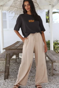 Pants>Hello Molly Tangerine Twist Pants Beige