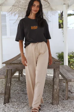 Pants>Hello Molly Tangerine Twist Pants Beige