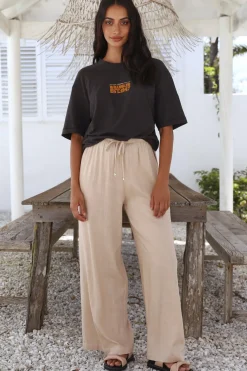 Pants>Hello Molly Tangerine Twist Pants Beige