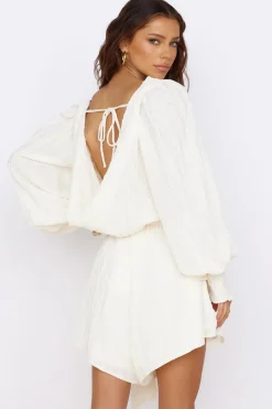 Rompers>Hello Molly The Last Time Playsuit Cream