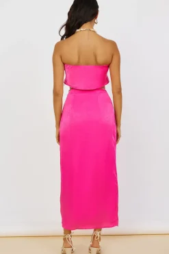 Skirts|Skirt And Top Sets>Hello Molly The Right Place Maxi Skirt Pink