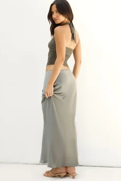 Brunch Dresses|Casual Dresses>Hello Molly The Sable Maxi Dress Green