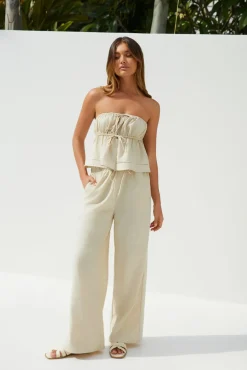 Two-Piece Pants Set>Hello Molly The Sundrift Set Beige