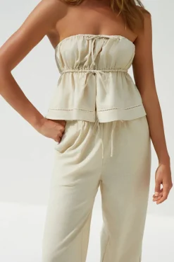 Two-Piece Pants Set>Hello Molly The Sundrift Set Beige