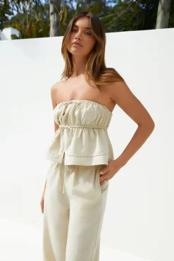 Two-Piece Pants Set>Hello Molly The Sundrift Set Beige
