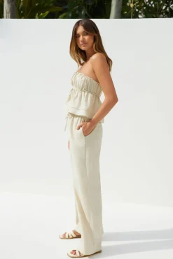 Two-Piece Pants Set>Hello Molly The Sundrift Set Beige