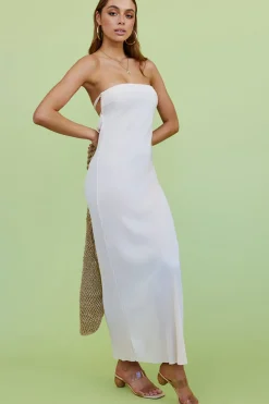 Wedding Guest Dresses|Formal Dresses>Hello Molly Thinking Of Dusk Maxi Dress Champagne