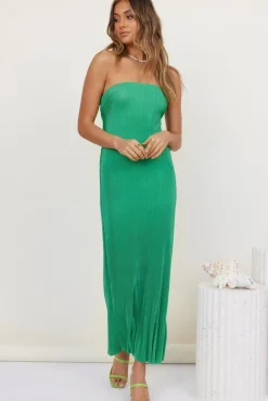 Wedding Guest Dresses|Formal Dresses>Hello Molly Thinking Of Dusk Maxi Dress Green