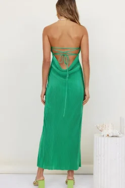 Wedding Guest Dresses|Formal Dresses>Hello Molly Thinking Of Dusk Maxi Dress Green