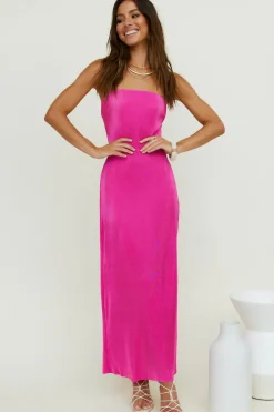Formal Dresses|Bridesmaid Dresses>Hello Molly Thinking Of Dusk Maxi Dress Pink