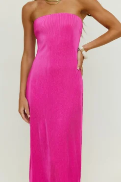 Formal Dresses|Bridesmaid Dresses>Hello Molly Thinking Of Dusk Maxi Dress Pink