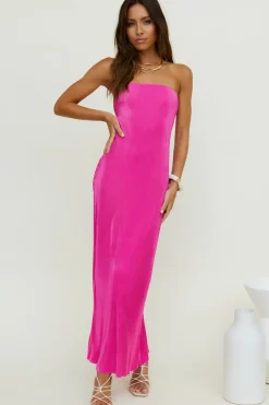 Formal Dresses|Bridesmaid Dresses>Hello Molly Thinking Of Dusk Maxi Dress Pink