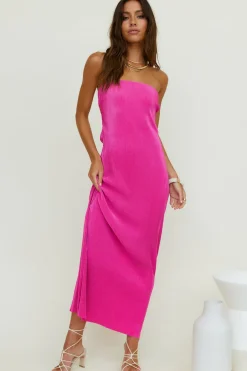 Formal Dresses|Bridesmaid Dresses>Hello Molly Thinking Of Dusk Maxi Dress Pink