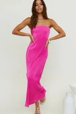 Formal Dresses|Bridesmaid Dresses>Hello Molly Thinking Of Dusk Maxi Dress Pink