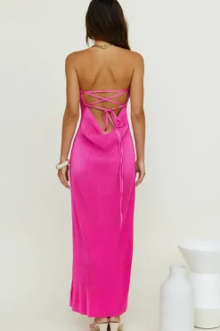 Formal Dresses|Bridesmaid Dresses>Hello Molly Thinking Of Dusk Maxi Dress Pink