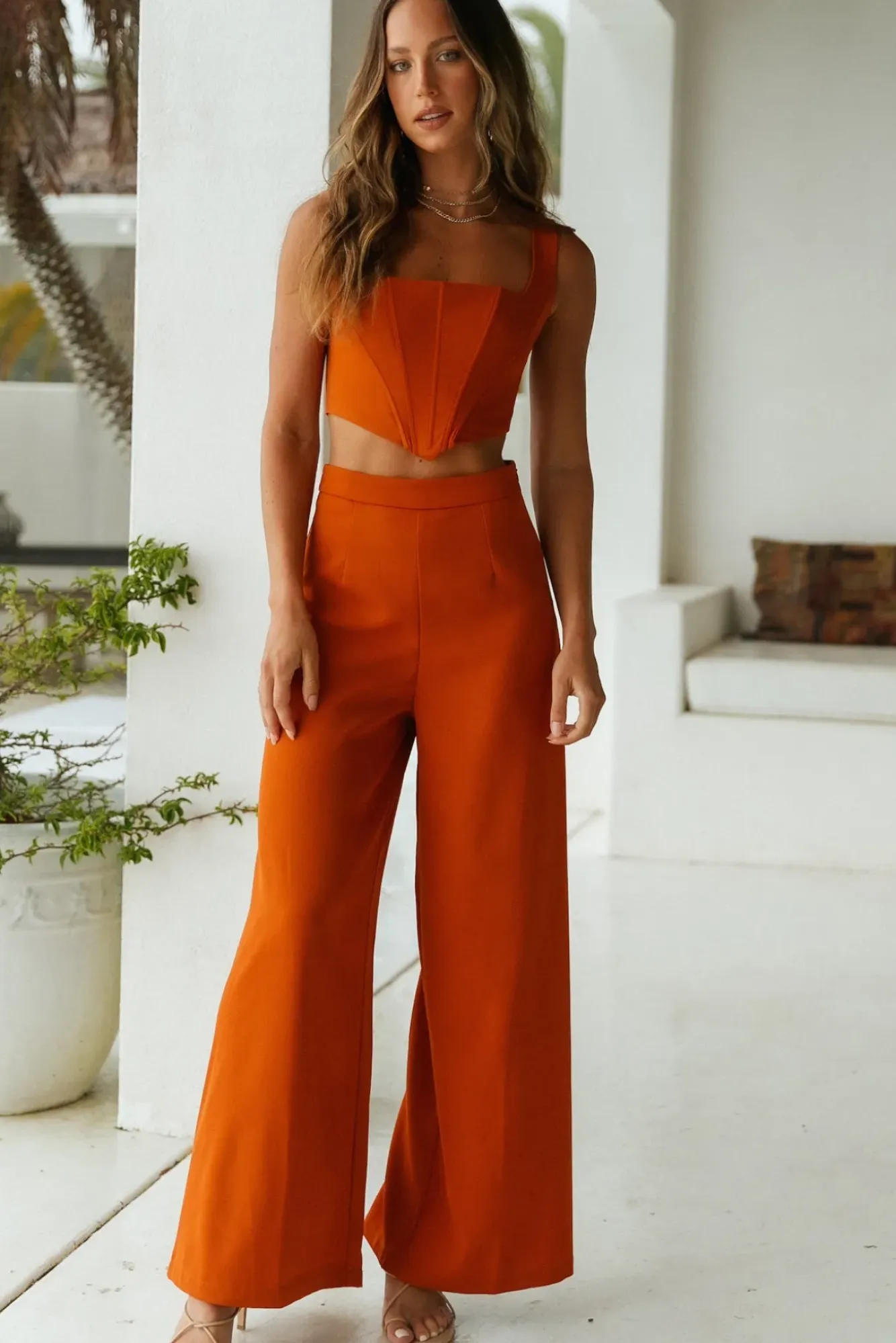 Pants>Hello Molly Thrill Of The Ride Pants Rust