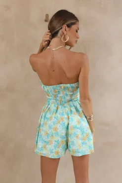 Rompers>Hello Molly Through The Skies Romper Green