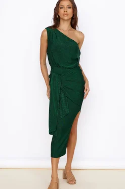 Wedding Guest Dresses|Formal Dresses>Hello Molly Thunderstorm Midi Dress Green