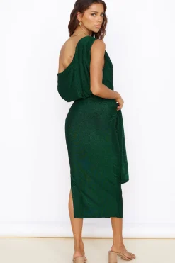 Wedding Guest Dresses|Formal Dresses>Hello Molly Thunderstorm Midi Dress Green