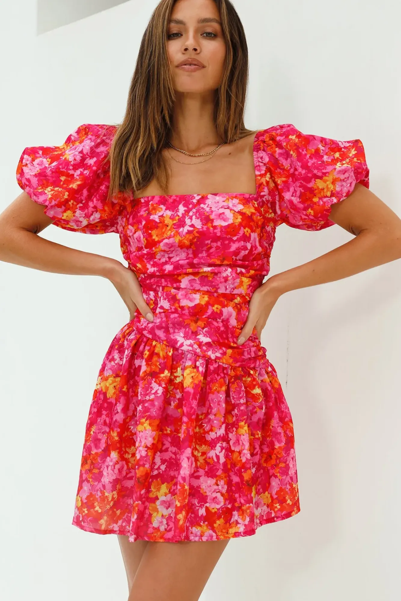 Date Night Dresses|Casual Dresses>Hello Molly Time Again Mini Dress Pink