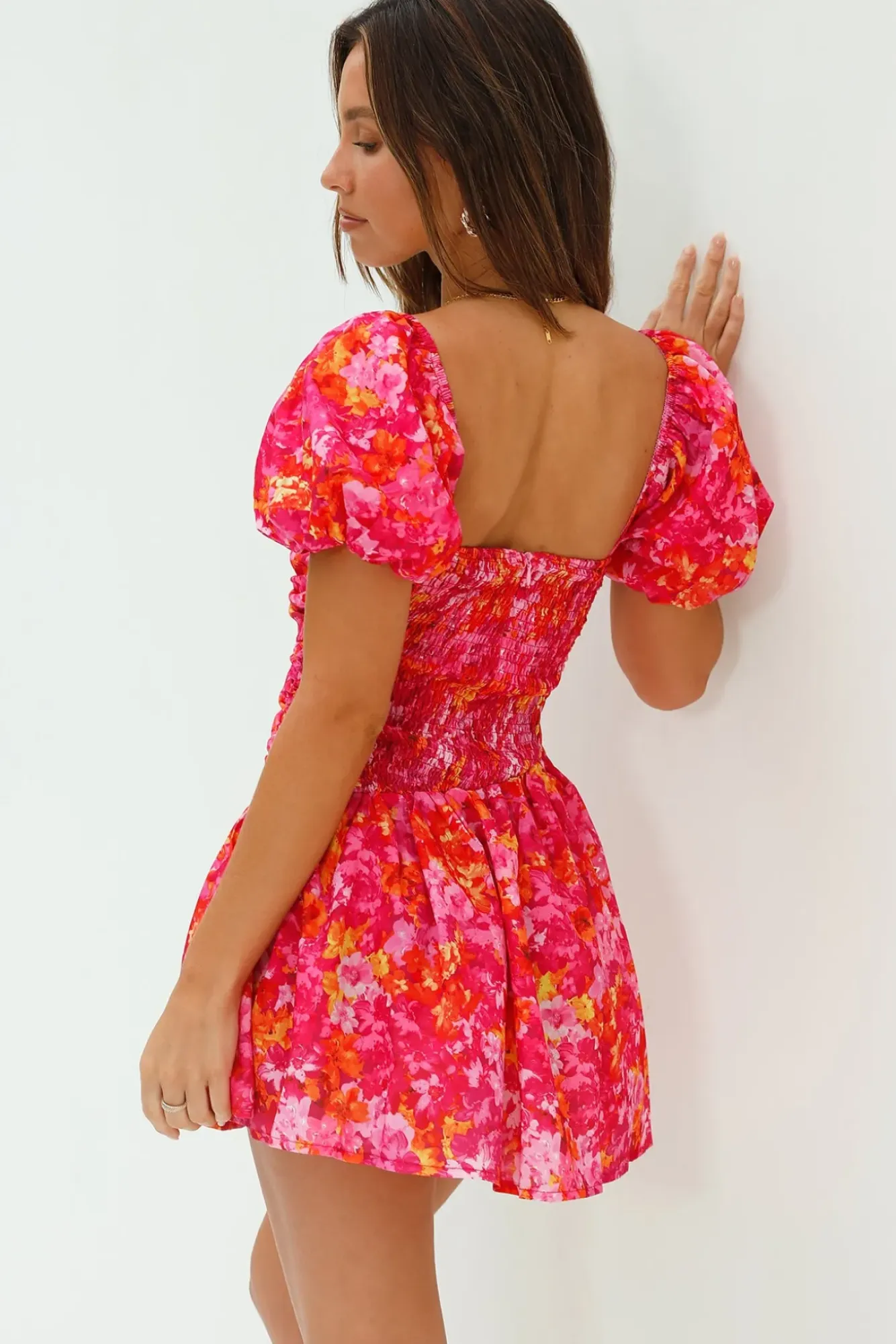Date Night Dresses|Casual Dresses>Hello Molly Time Again Mini Dress Pink