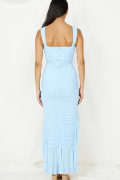 Wedding Guest Dresses|Cocktail Dresses>Hello Molly Timeless Love Maxi Dress Blue