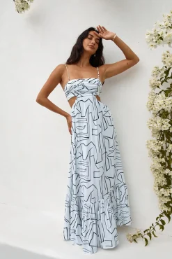Formal Dresses|Bump Friendly>Hello Molly Times Have Changed Maxi Dress White