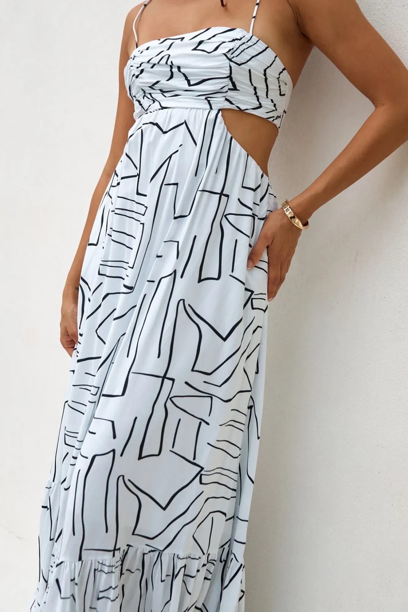 Formal Dresses|Bump Friendly>Hello Molly Times Have Changed Maxi Dress White