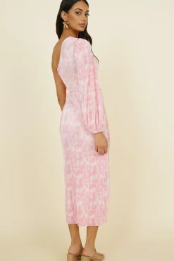 Formal Dresses|Cocktail Dresses>Hello Molly Timing Of It All Maxi Dress Pink