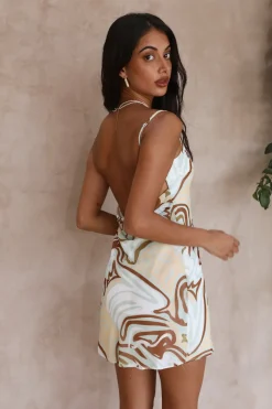Vacation Dresses|Spring Break Dresses>Hello Molly To Be Loved Dress Brown