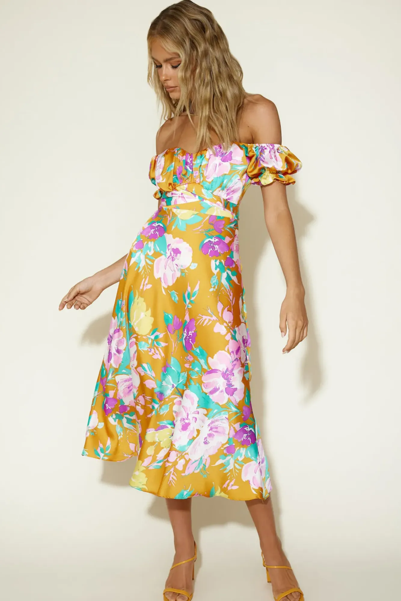 Maxi Dresses>Hello Molly To be Mine Maxi Dress Orange