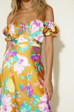 Maxi Dresses>Hello Molly To be Mine Maxi Dress Orange