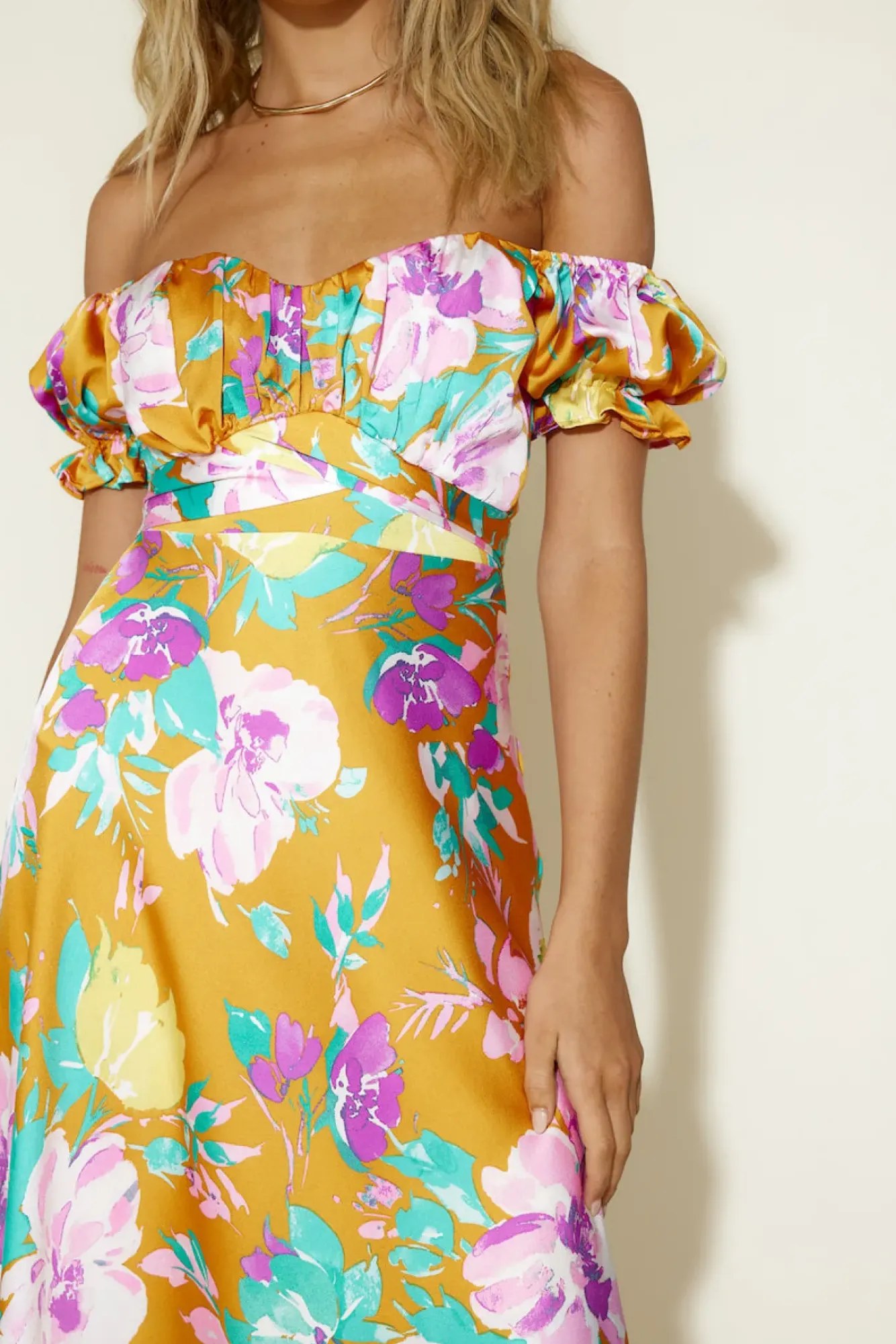 Maxi Dresses>Hello Molly To be Mine Maxi Dress Orange