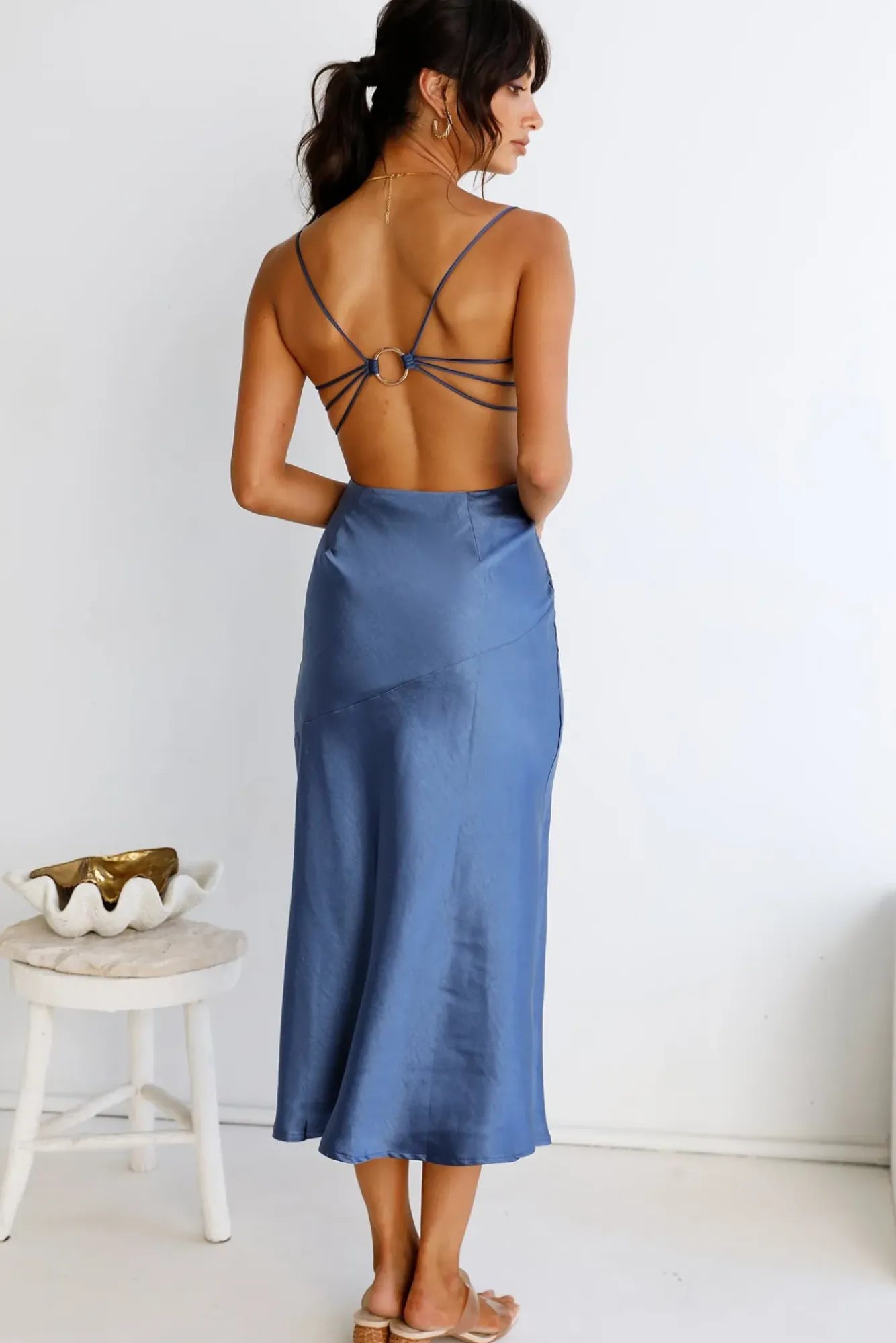 Wedding Guest Dresses|Formal Dresses>Hello Molly Touch The Sky Maxi Dress Blue