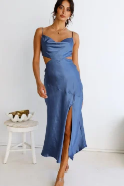Wedding Guest Dresses|Formal Dresses>Hello Molly Touch The Sky Maxi Dress Blue
