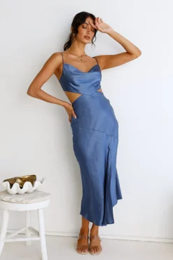 Wedding Guest Dresses|Formal Dresses>Hello Molly Touch The Sky Maxi Dress Blue