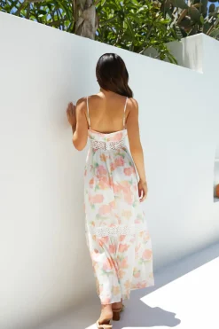 Wedding Guest Dresses|Cocktail Dresses>Fortunate One Tramonto Maxi Dress Print