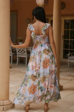 Wedding Guest Dresses|Vacation Dresses>Hello Molly Tropical Bloom Maxi Dress Floral
