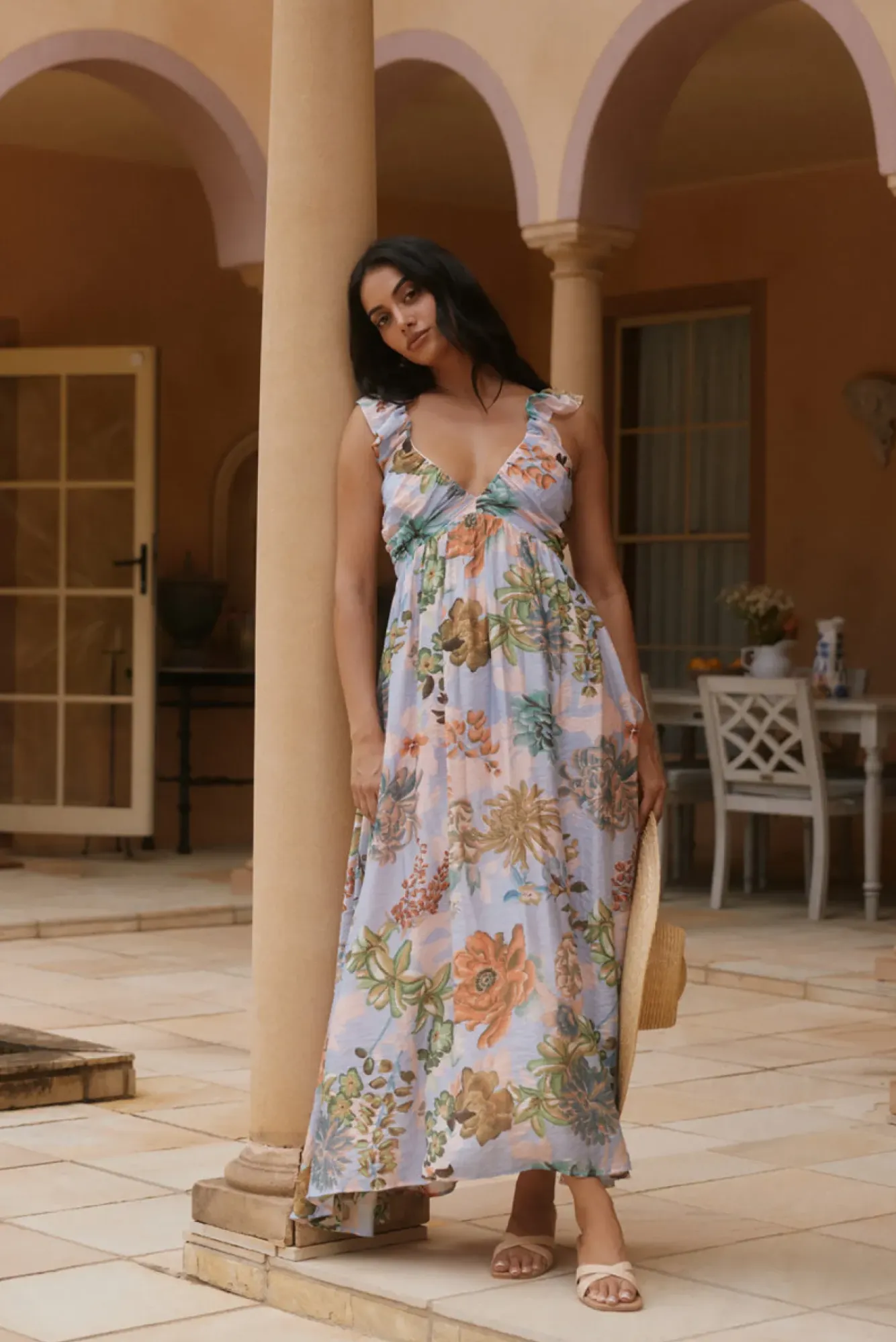 Wedding Guest Dresses|Vacation Dresses>Hello Molly Tropical Bloom Maxi Dress Floral