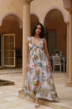 Wedding Guest Dresses|Vacation Dresses>Hello Molly Tropical Bloom Maxi Dress Floral