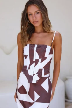 Cropped>Hello Molly True Lovers Crop Brown