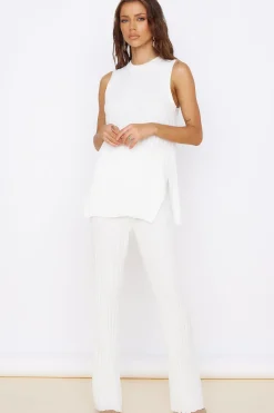 Pants|Tank Tops And Singlets>Hello Molly True North Pant White