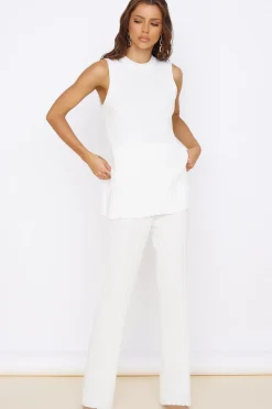 Pants|Tank Tops And Singlets>Hello Molly True North Pant White