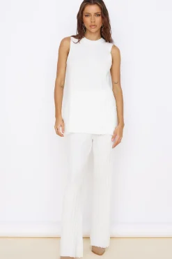 Pants|Tank Tops And Singlets>Hello Molly True North Pant White