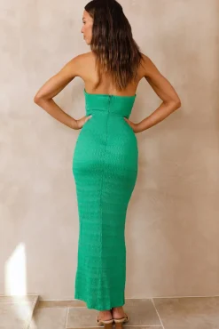 Vacation Dresses|Spring Break Dresses>Hello Molly Turn The Page Maxi Dress Green