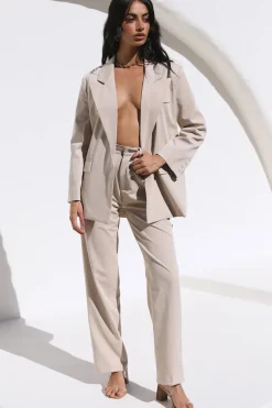 Pants>Hello Molly Twin Flame Pants Beige